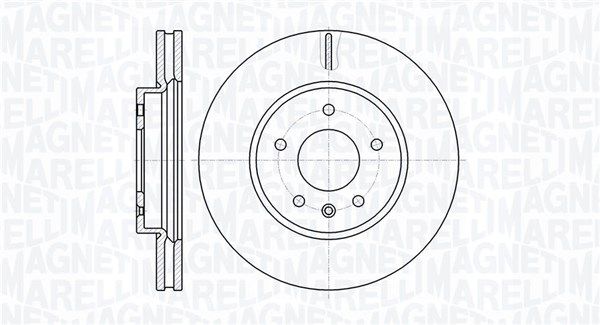 MAGNETI MARELLI Тормозной диск 361302040560